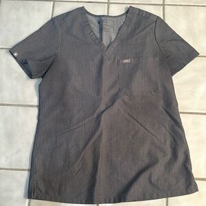 Grey FIGS scrub top